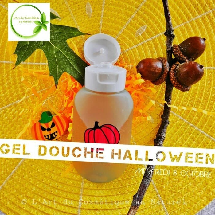 Atelier cosmétique pour enfant: fabrication Gel douche Halloween