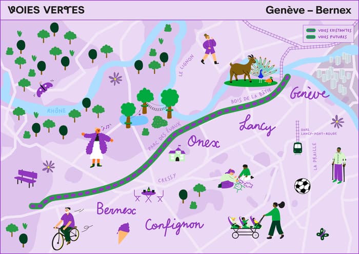 Voie verte Genève - Bernex
