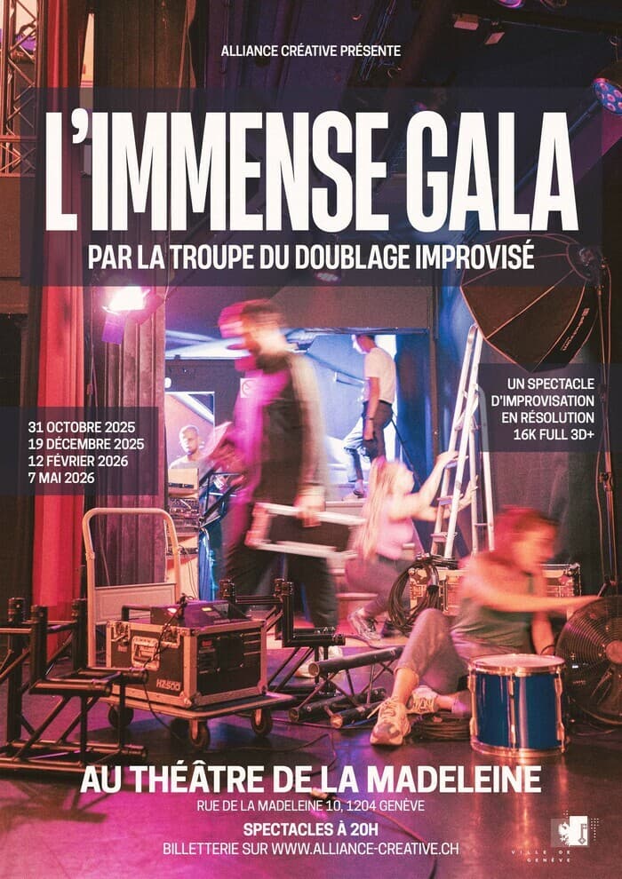 L'IMMENSE GALA par la troupe du doublage improvisé