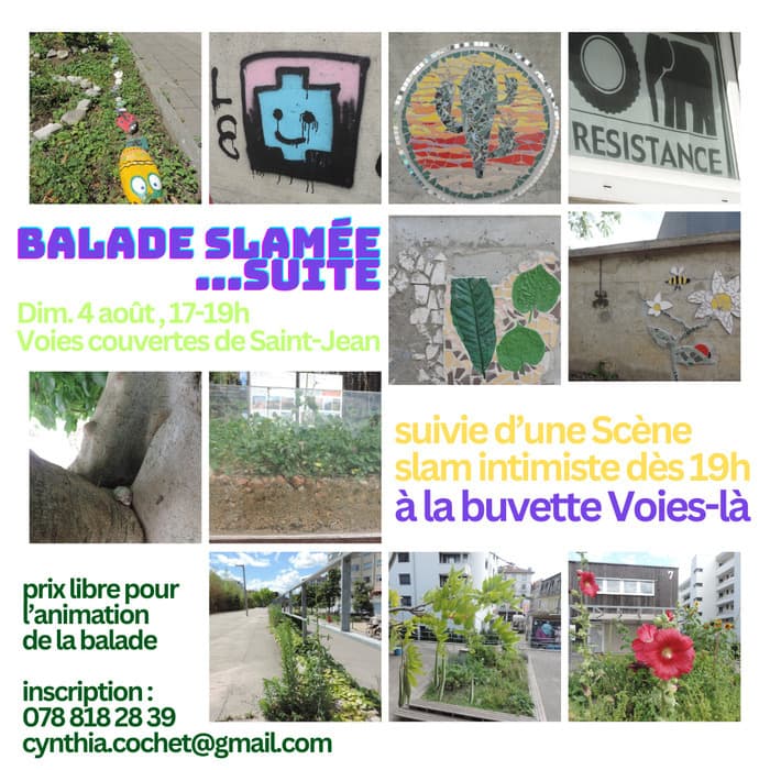 Balade slamée suivie d'une scène ouverte
