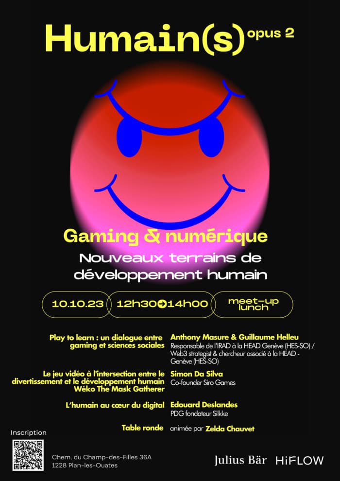 Conférence : Gaming & numérique : nouveaux terrains de développement humain