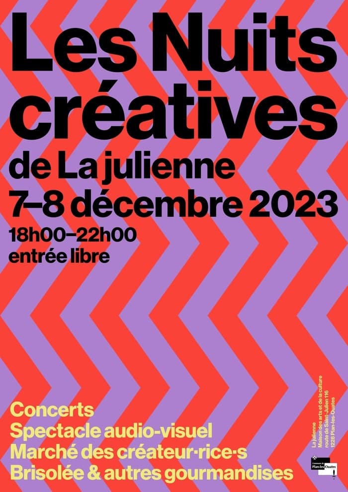 Les Nuits créatives à La julienne