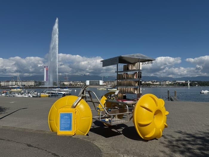 Léman, les pieds dans l'eau