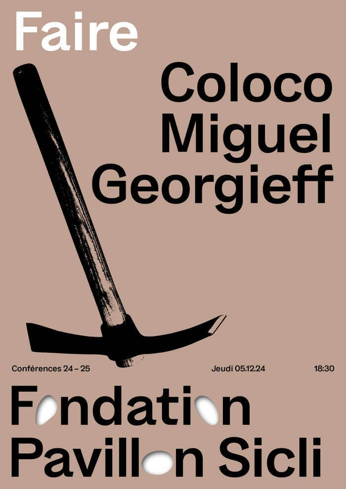 Conférence de Miguel Georgieff / Coloco