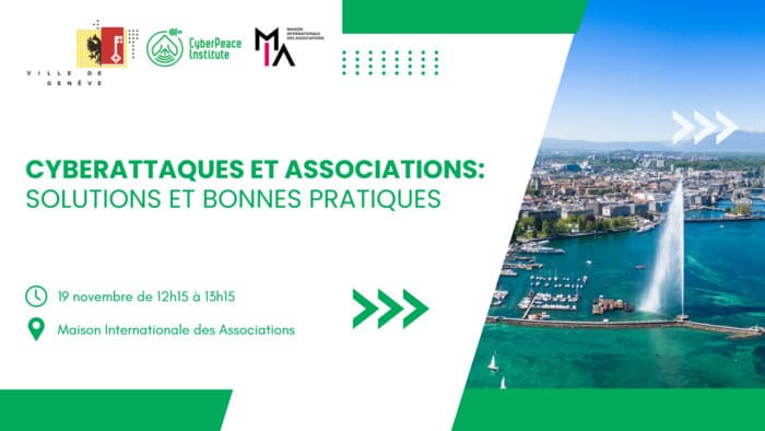 Conférence "Cyberattaques et associations : Solutions et bonnes pratiques"