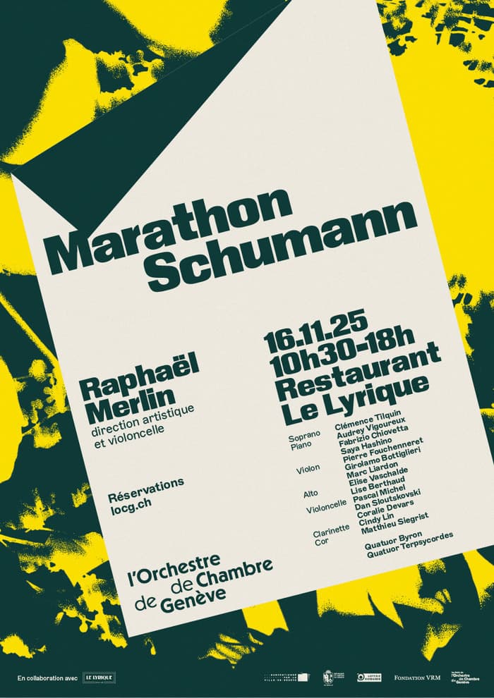 Marathon Schumann – l'Orchestre de Chambre de Genève