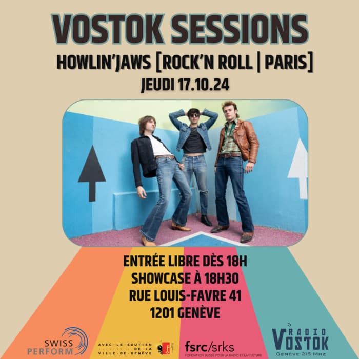 Howlin’Jaws en Vostok Session [Rock’n Roll | Paris]