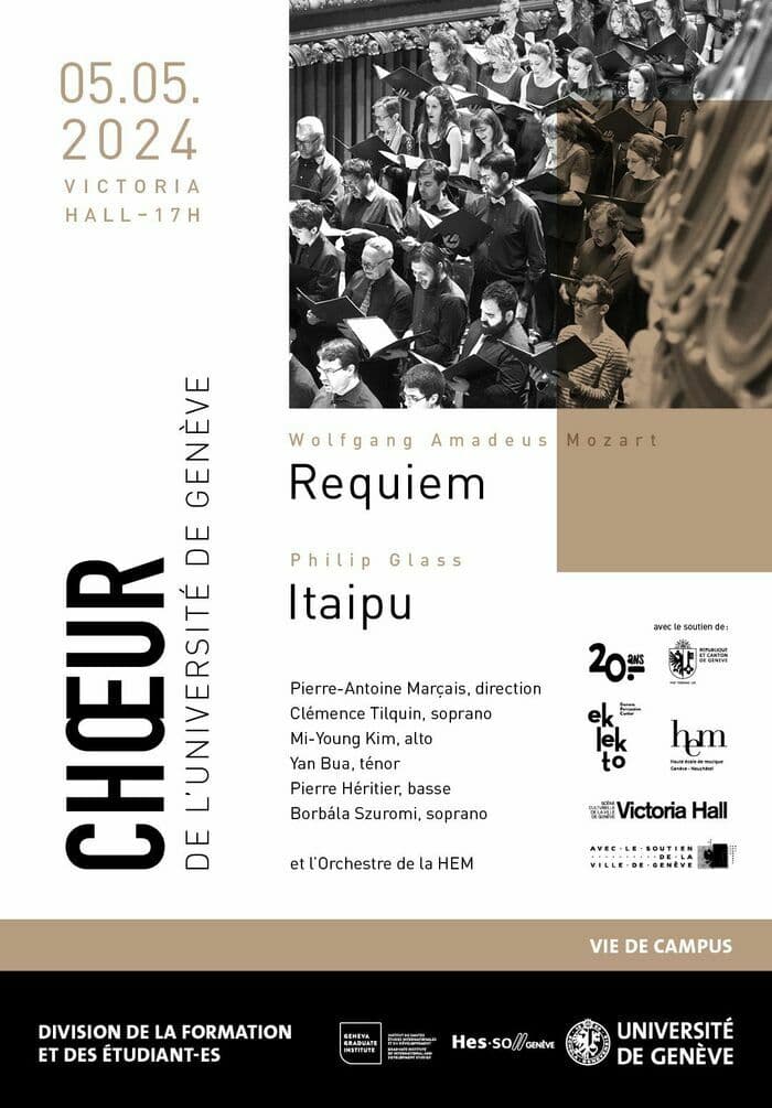 Concert du Chœur de l’Université; Orchestre de la HEM
