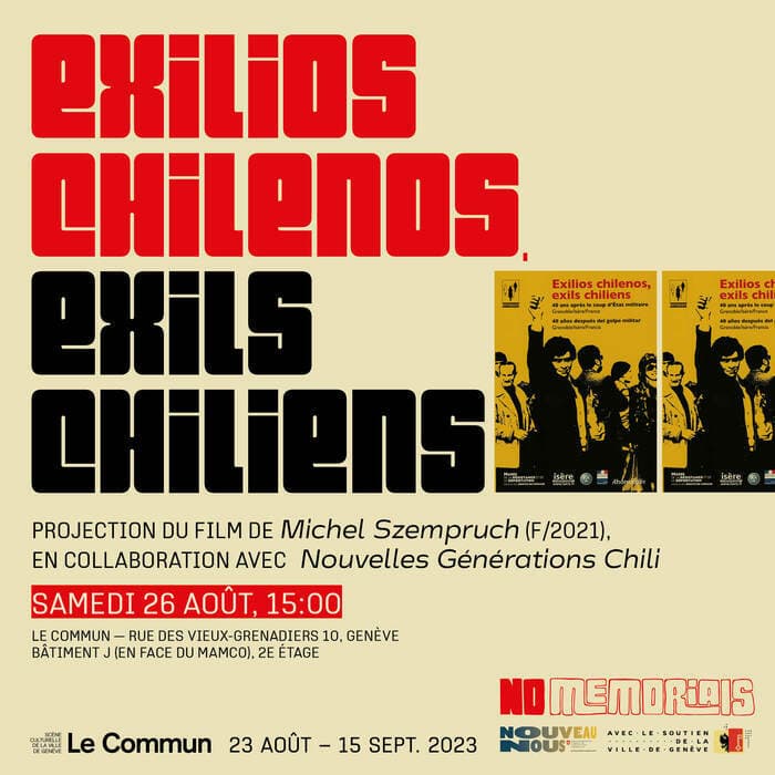 Exilios chilenos / Exils chiliens