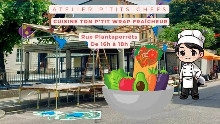 🥙🥙 Atelier p'tits chefs : Ton wrap d'été 🍆🍅🌿