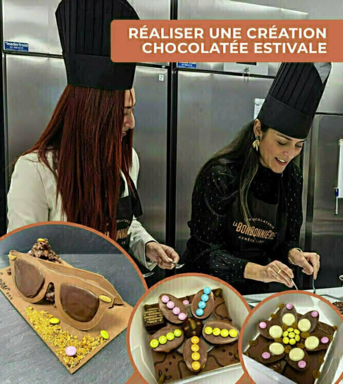 Atelier Créez Une Fleur en Chocolat