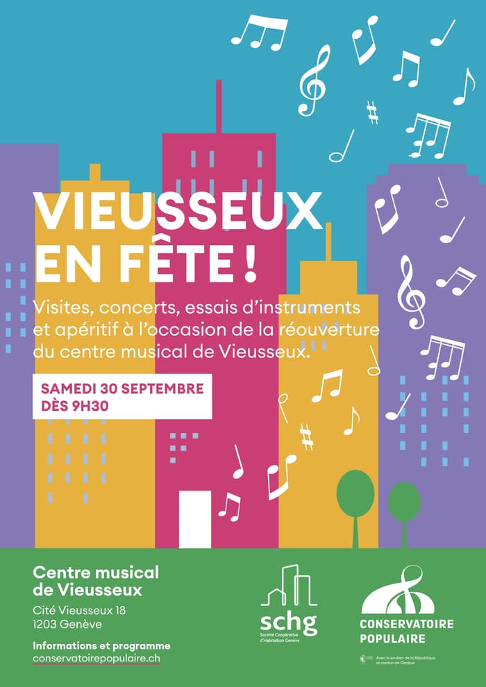 Vieusseux en fête | Réouverture du centre musical de Vieusseux