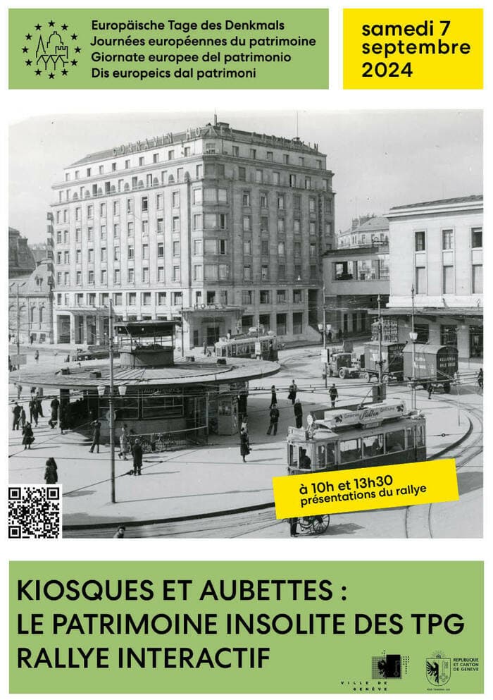 Kiosques et aubettes: patrimoine insolite des Transports publics genevois | Journées européennes du patrimoine 2024