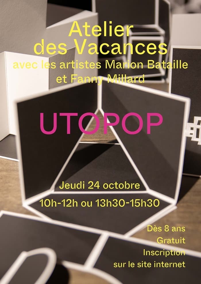 Atelier créatif des vacances - UTOPOP