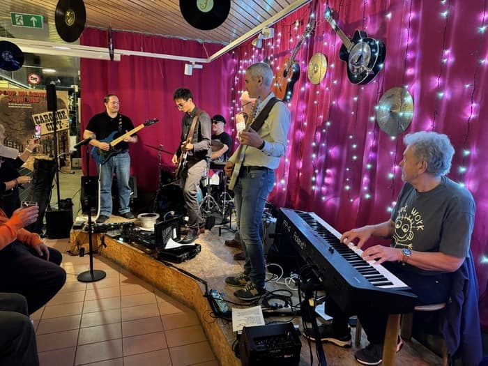 Le Canettes Blues Band Live à la Guinguette au bord de l'Arve, Carouge