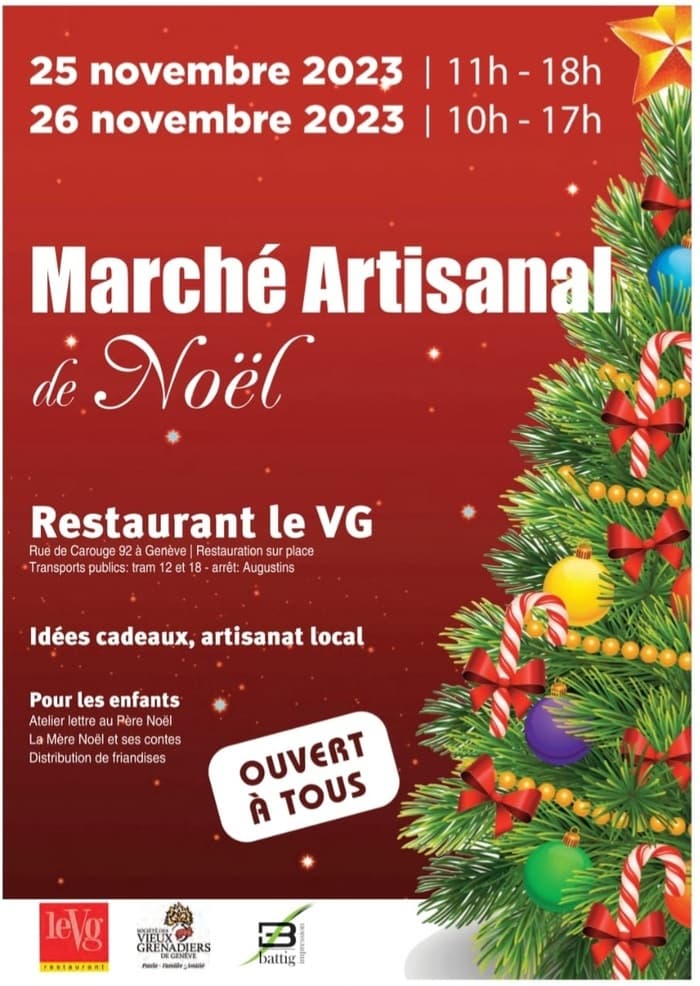 Marché Artisanal de Noël au Cœur de Genève