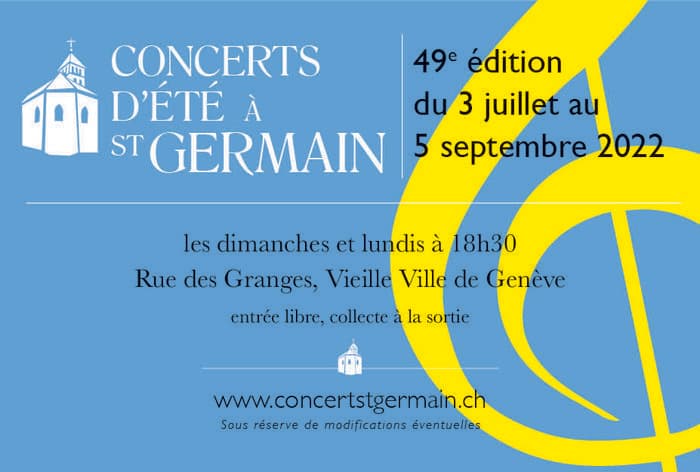 Concerts d'été à St-Germain