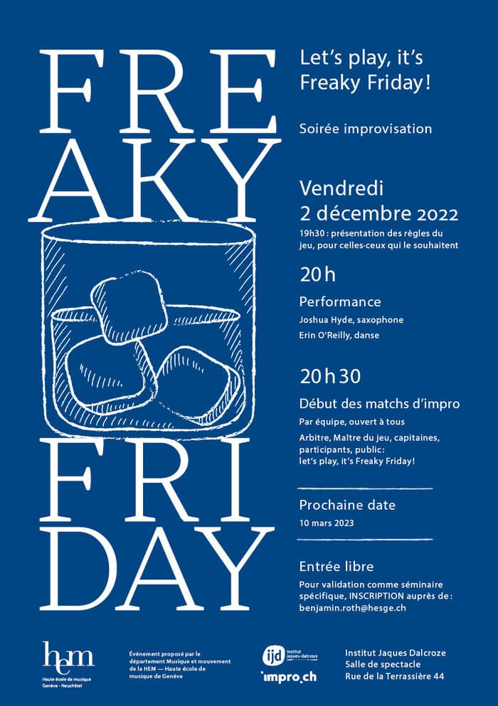 Freaky Friday - Matchs d'improvisation musique et mouvement