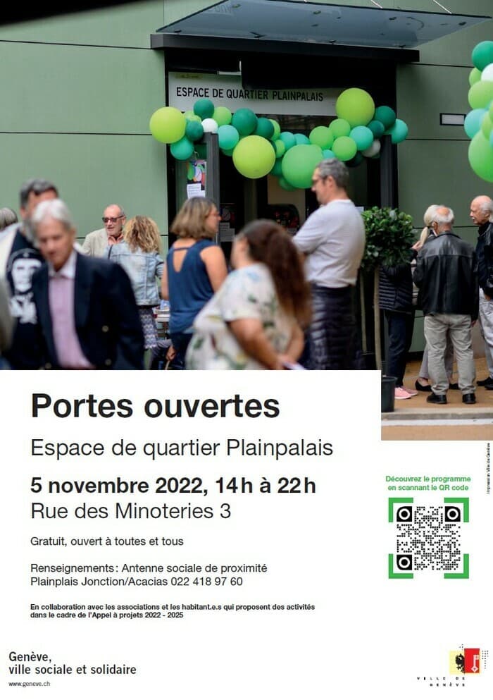 Portes ouvertes de l'Espace de quartier Plainpalais