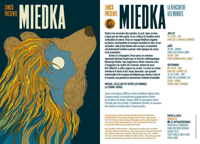 Miedka, la rencontre des mondes_spectacle itinérant en bois urbain