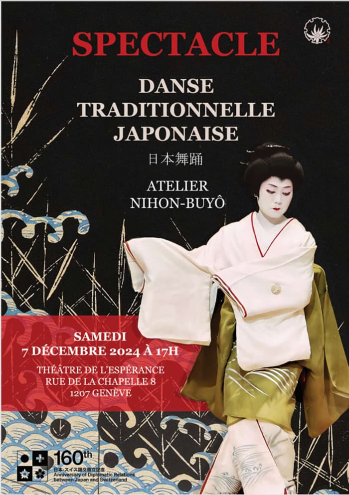 Spectacle de danse japonaise "Nihon-Buyô" au Théâtre de l'Espérance, le 7 décembre à 17h