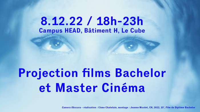 Projection des films du Département Cinéma