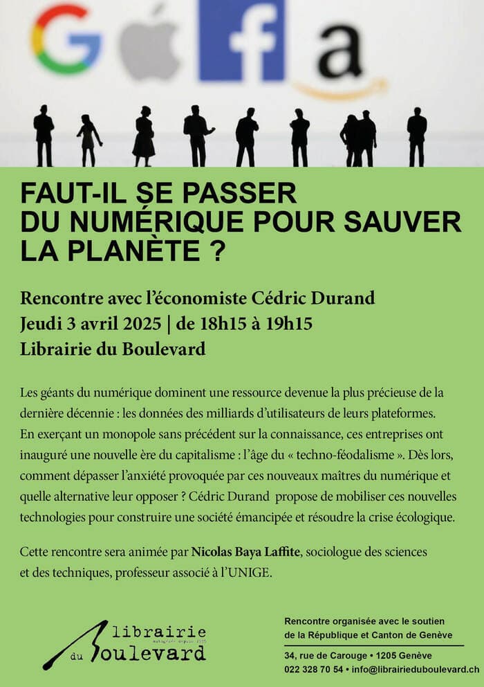 Faut-il se passer du numérique pour sauver la planète ? 
Rencontre avec l’économiste Cédric Durand