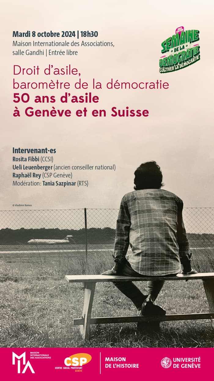 Table ronde, “Droit d’asile, baromètre de la démocratie. 50 ans d’asile à Genève et en Suisse”
