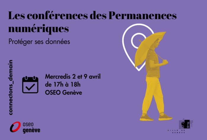 Conférence "Protéger ses données" - Permanence numérique Rive droite
