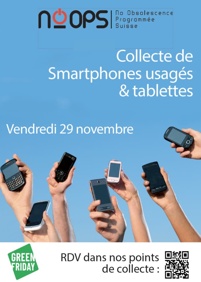 Green Friday 2024 - Collecte de smartphones et tablettes usagés