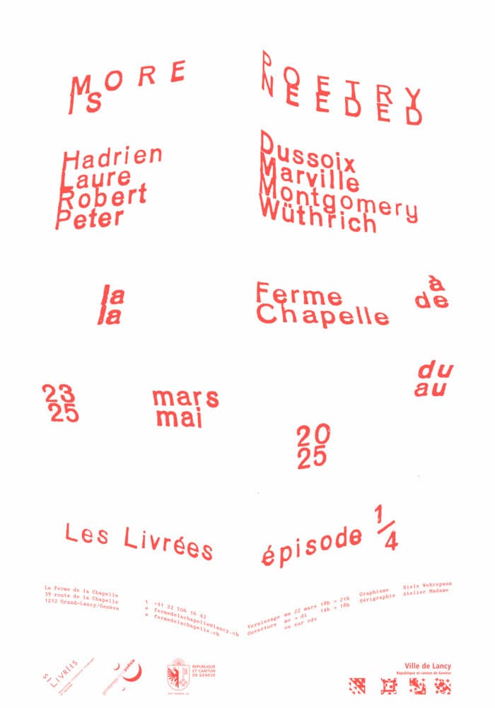 More Poetry is Needed - Vernissage et concert