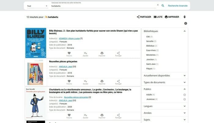 Recherche avancée