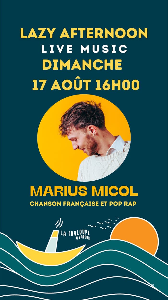 Lazy Afternoon à La Chaloupe à Vapeur – Marius Micol