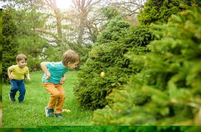 Chasse aux œufs au bord du Léman - Paka'plouf et les œufs du Jardin Anglais