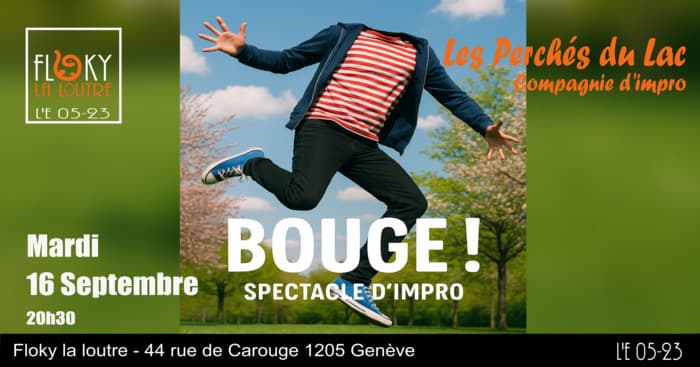 Spectacle d'improvisation des Perchés du Lac : Bouge !