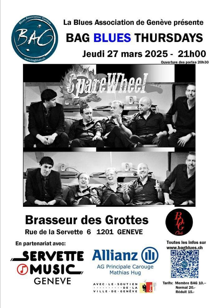 SPAREWHEEL AU BLUES ASSOCIATION GENÈVE (BAG)