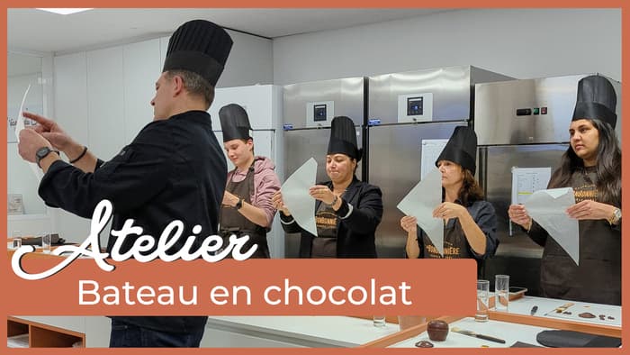 Atelier Initiation à la Chocolaterie - Bateau en chocolat