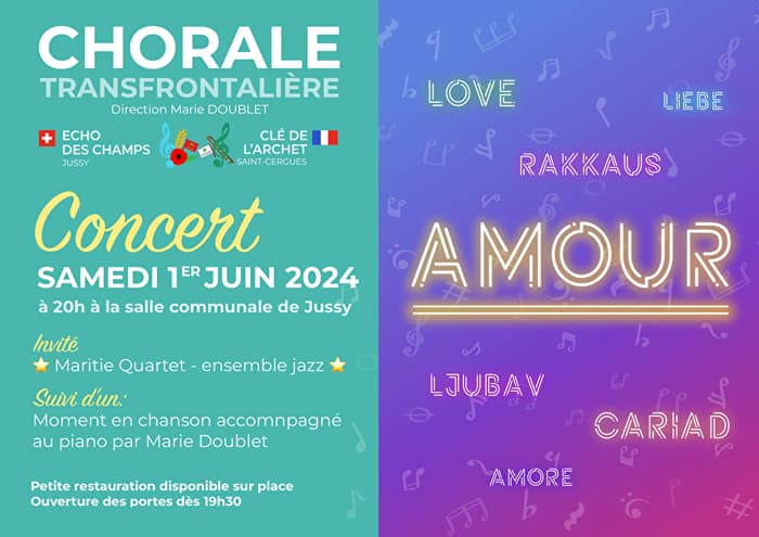 Concert annuel de la Chorale Transfrontalière