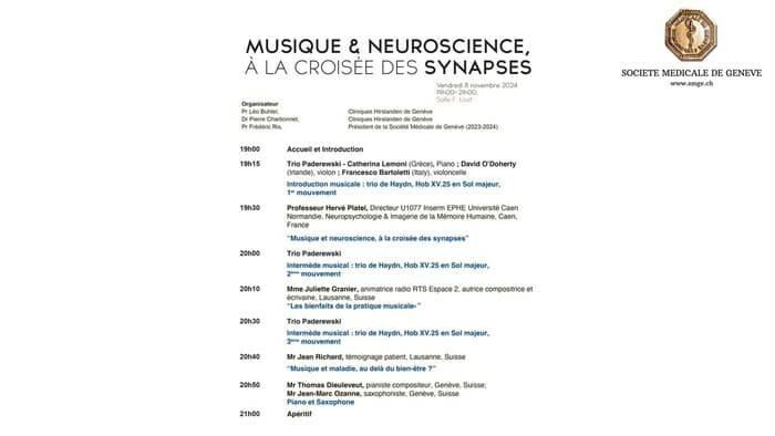 Musique et Neuroscience, à la croisée des synapses