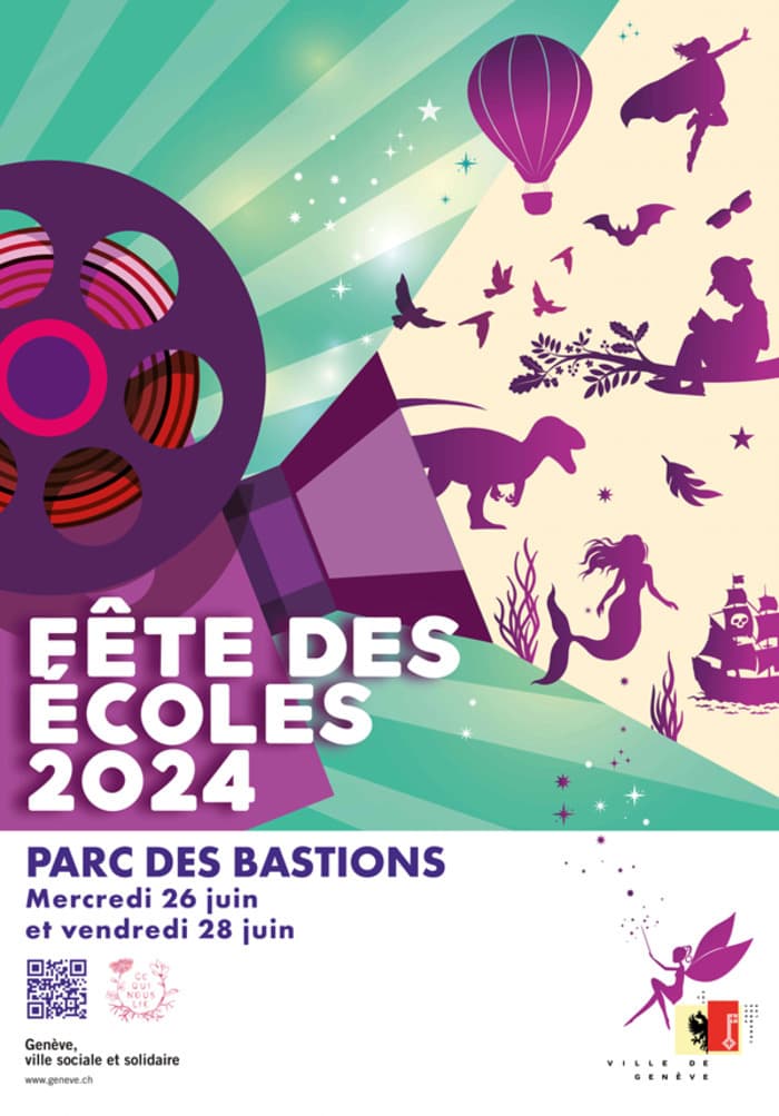 La fête des écoles fait son cinéma au parc des Bastions