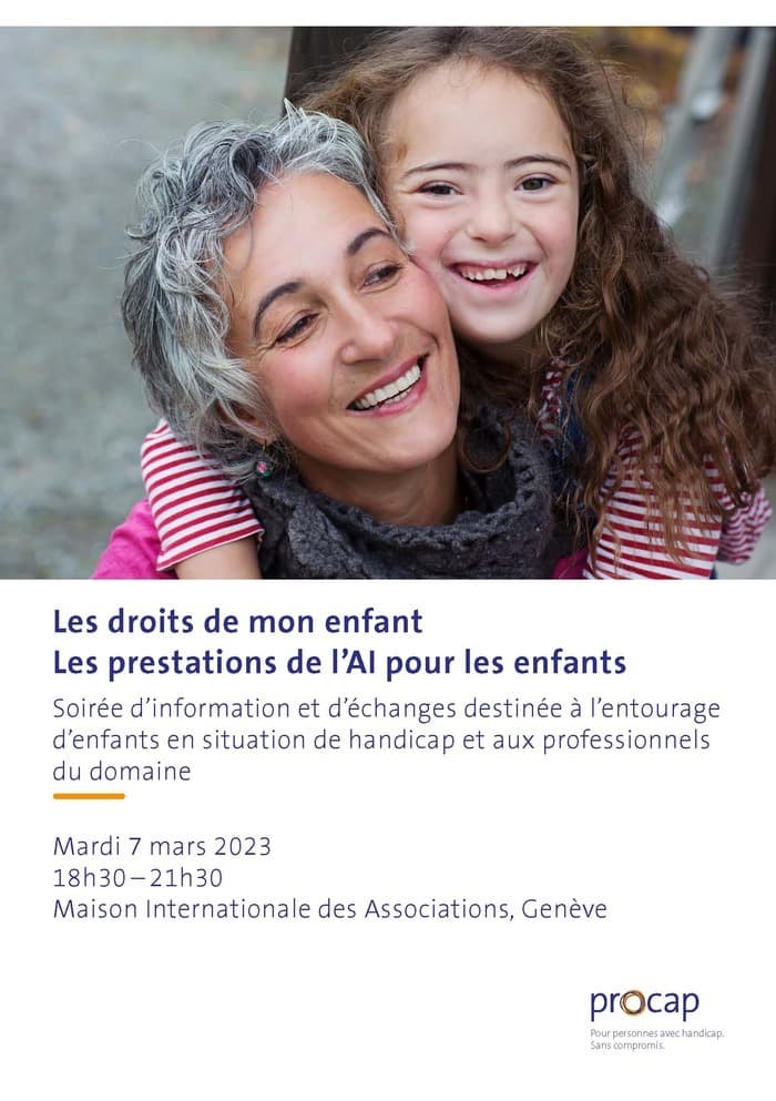 Les droits de mon enfant : Les prestations de l’AI pour les enfants