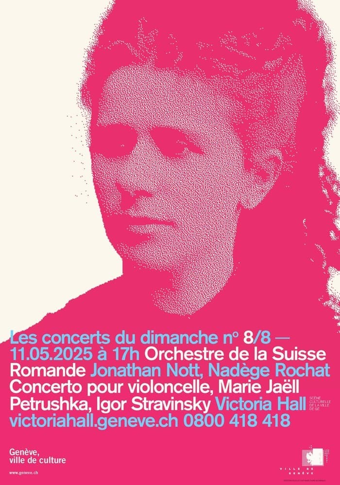Les Concerts du dimanche présentent l'Orchestre de la Suisse Romande et Nadège Rochat