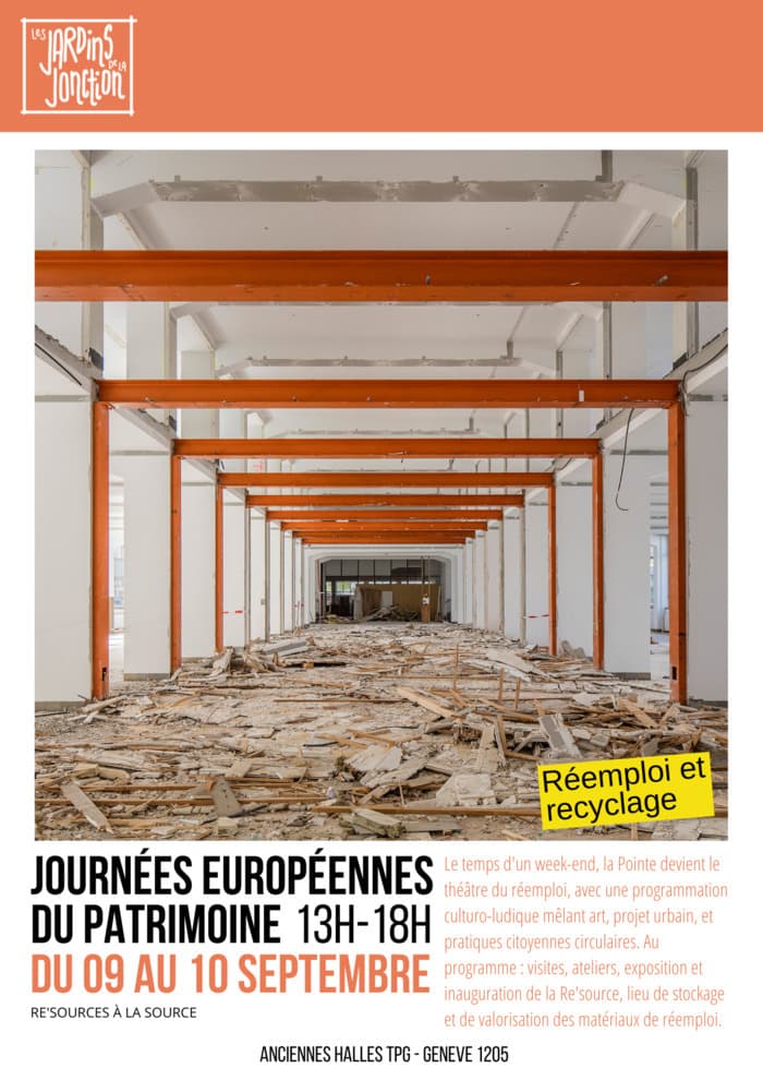 Jardins de la Jonction x Journées du Patrimoine. Re'Sources à la source