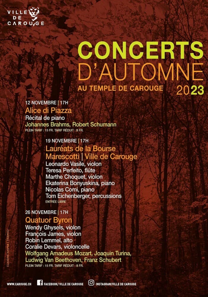 Concerts d'automne