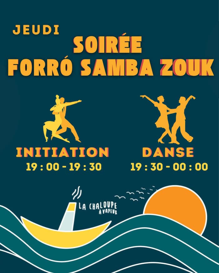 Forró, samba et zouk brésilien à la Chaloupe !