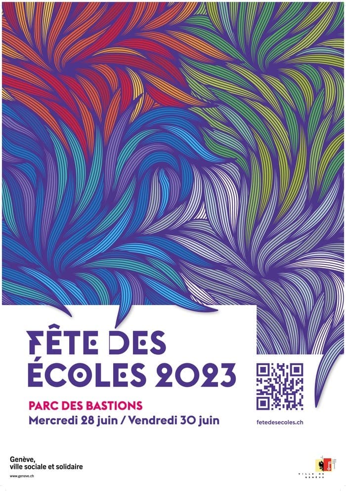 La fête des écoles au parc des Bastions sur le thème des 4 éléments!