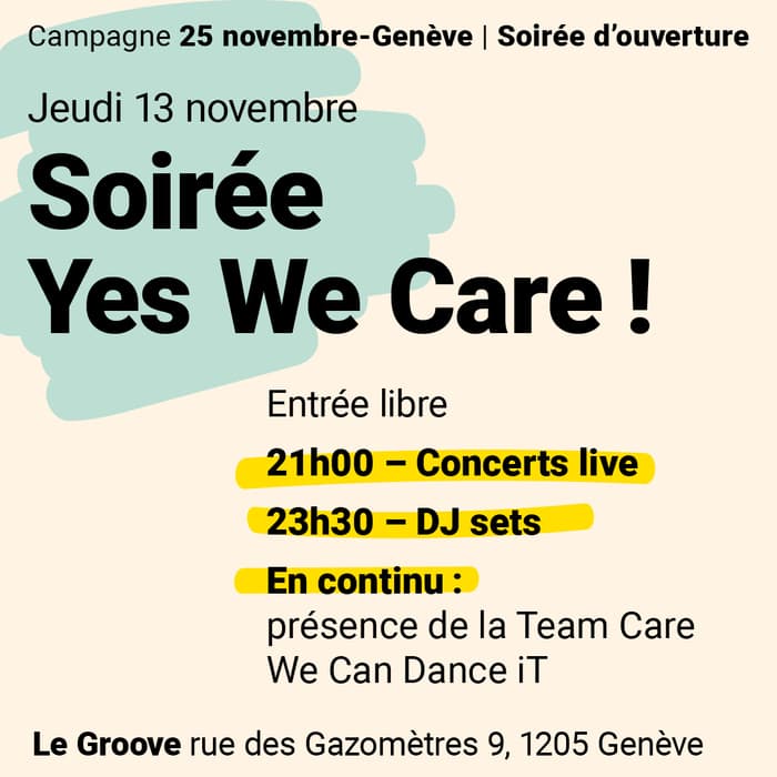 Soirée Yes We Care !