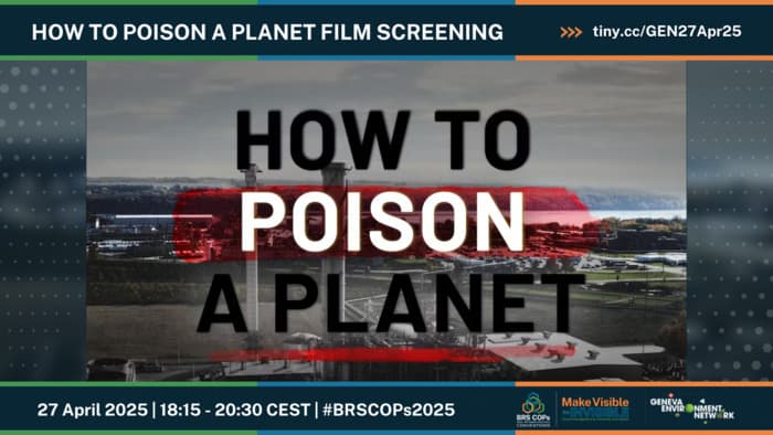 Film Screening of "How to Poison A Planet" | BRS COPs 2025