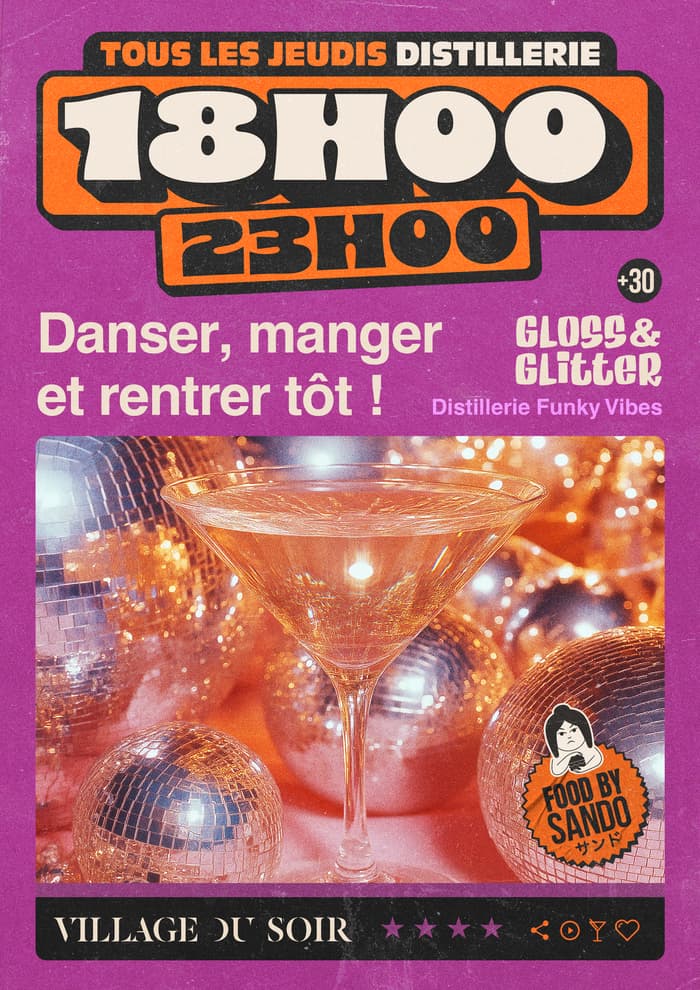 18H00 - 23H00 - Gloss & Glitter