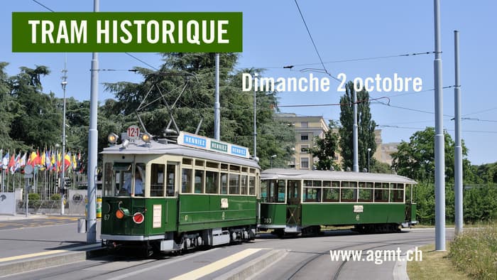 Balade dans Genève en Tram Historique